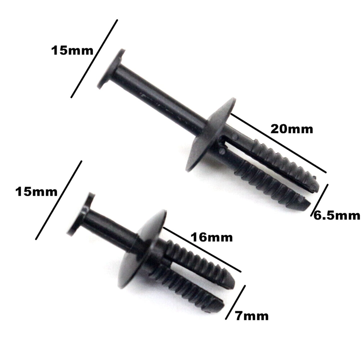 Set Of 20 Expanding Rivet Clips Push-Type Retainer for BMW E30 E39 E46 E53 E60