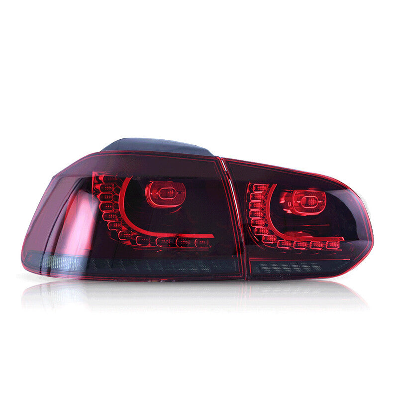 LH+RH LED sequential taillights are suitable for Volkswagen for Golf 6 MK6 GTI R-10-14.