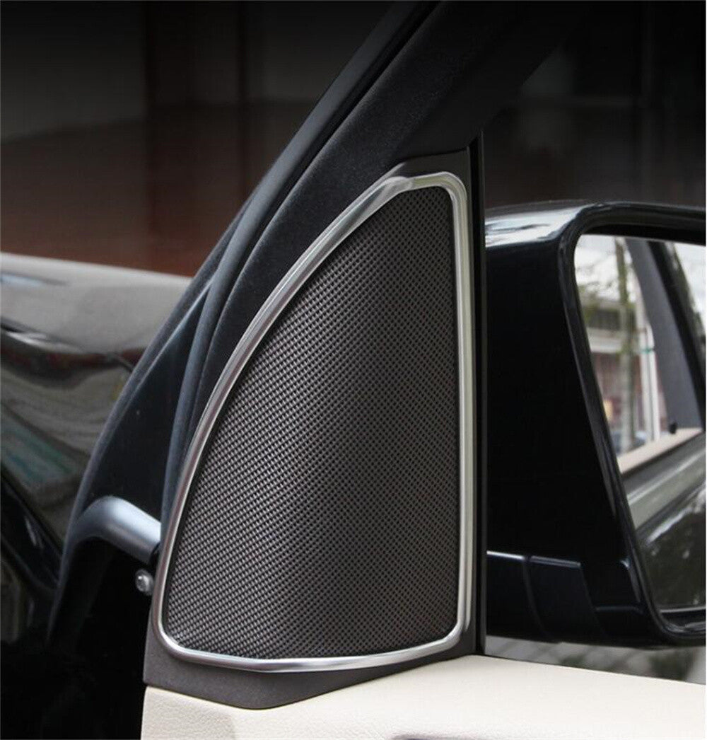2¡ÁABS Front A-pillar Tweeter Speaker Cover for Mercedes-Benz ML GL GLE GLS Class