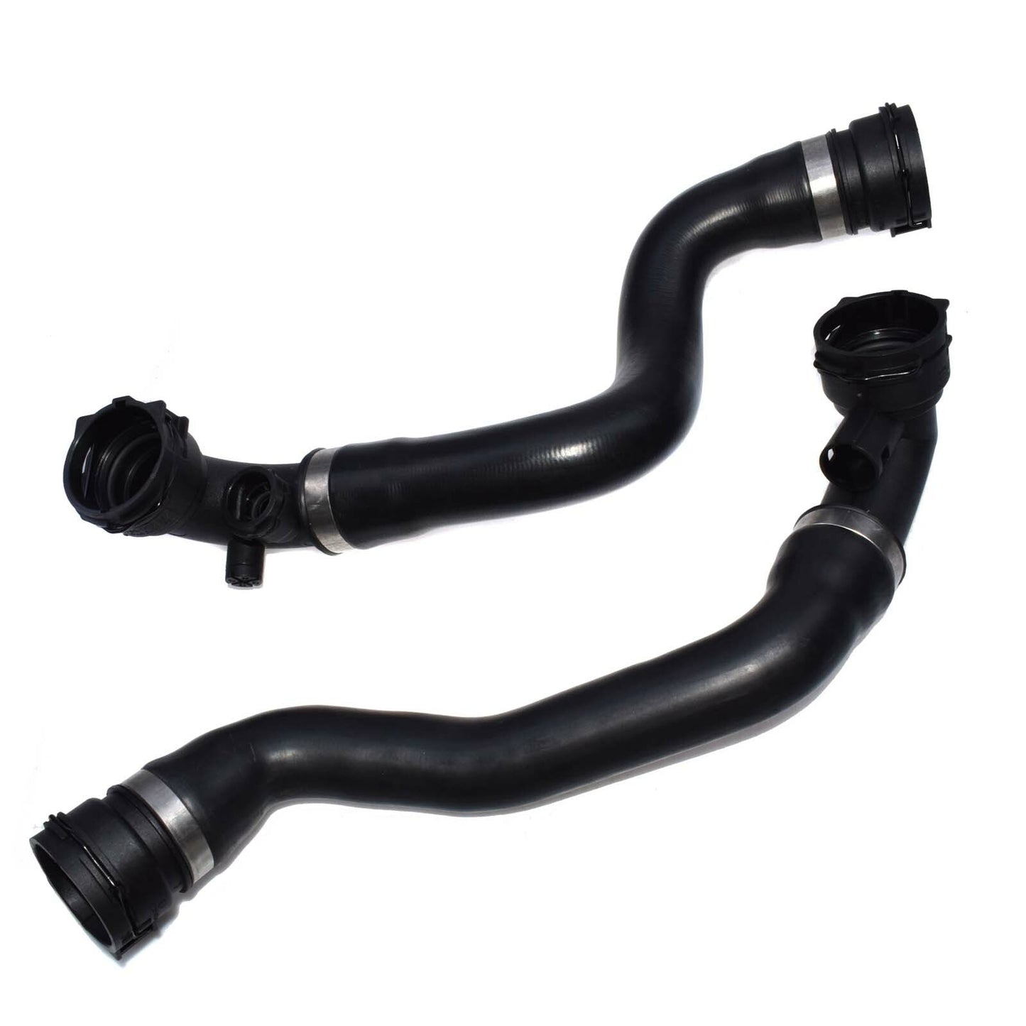 Upper + Lower Radiator Hose Kit for 2001-06 E53 X5 3.0L 11537508688- n
