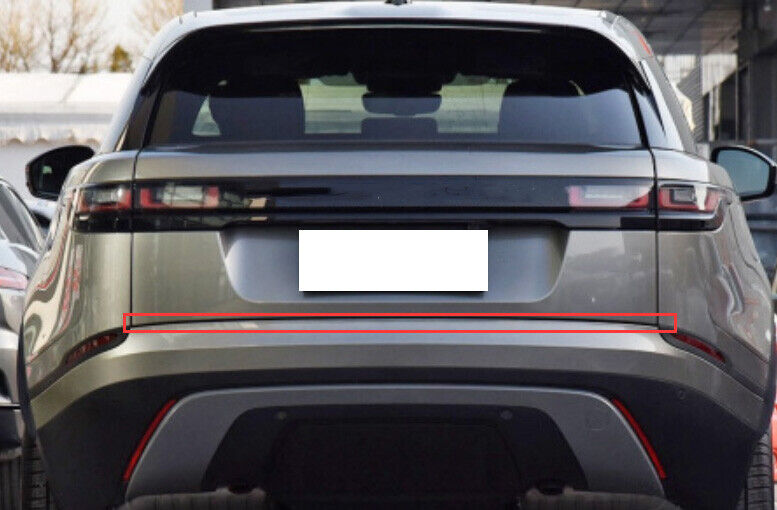 2017-2021 Rear Tailgate Trunk Lid Chrome Steel for Range Rover Velar Cover Trim