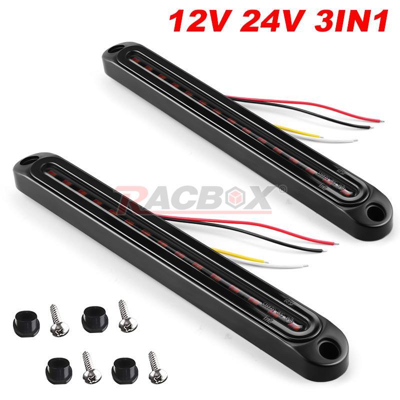 30 LED Car Truck Turn Signal Stop Tail Strip DRL LED Light Bar Brake Flowing