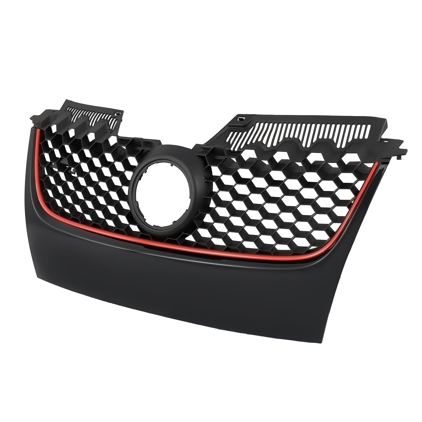 Front Bumper Grille for 2006 - 2009 for VW for Jetta GTI/ for Jetta Black - v