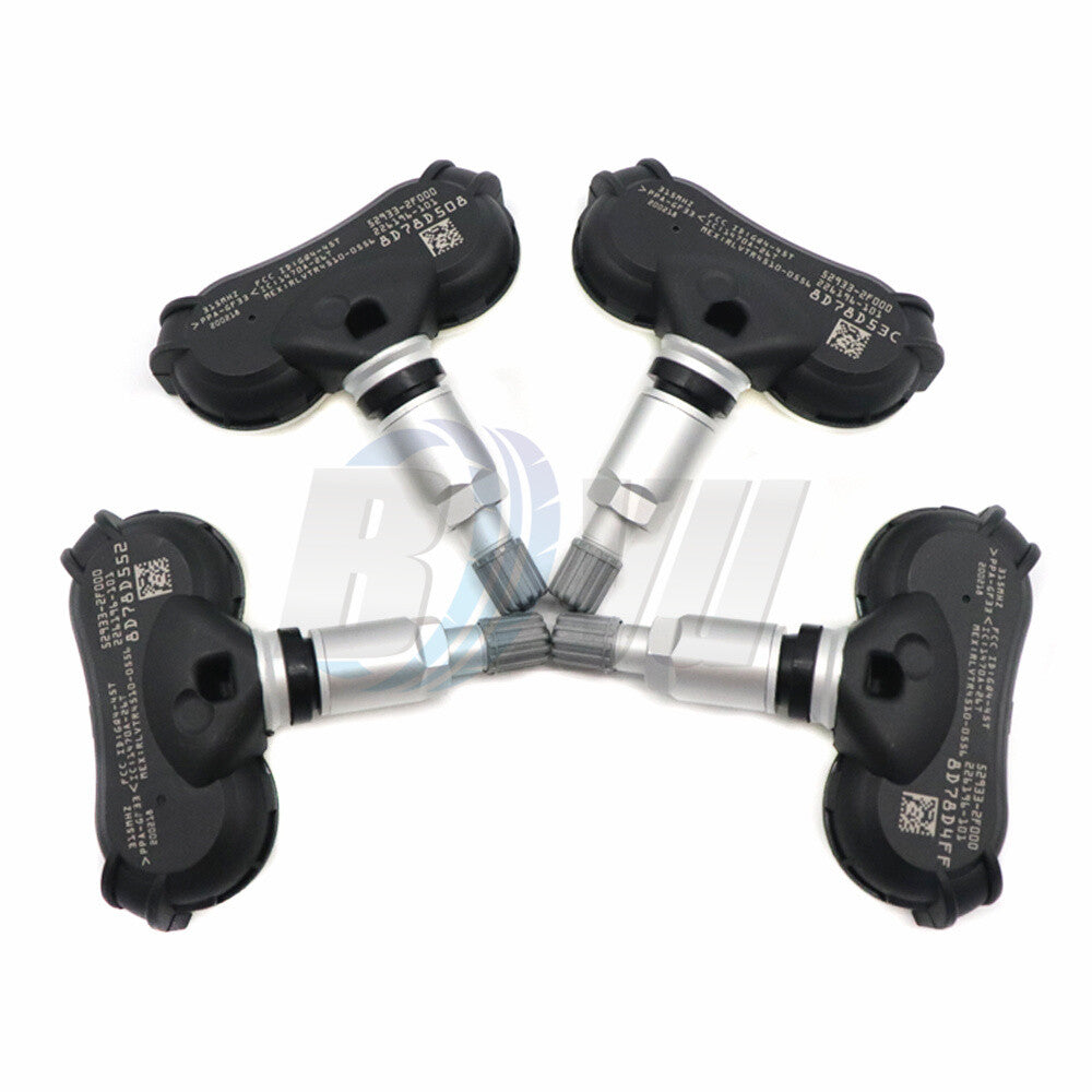 52933-2F000 Tire Pressure Sensor TPMS Fit for Hyundai Accent for Kia Rio for ACURA 4PCS