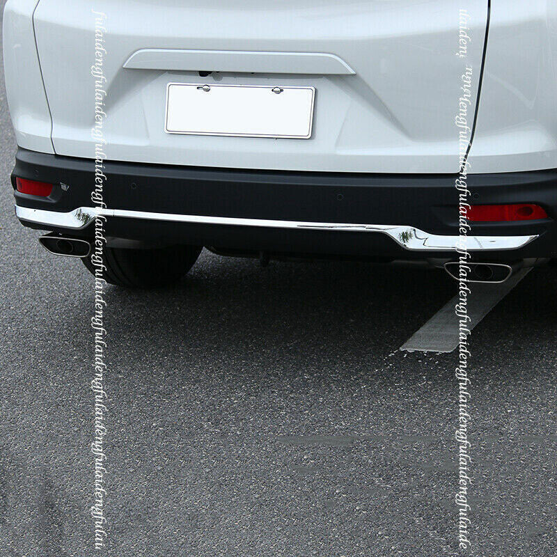 for Honda CR-V Crv 2020-22 Chrome ABS Rear Bumper Reflector Cover Protector Trim