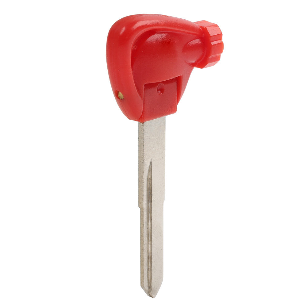 Right Ignition Key Blank Uncut Blade Red Red for Yamaha Motorbike Scooter Q