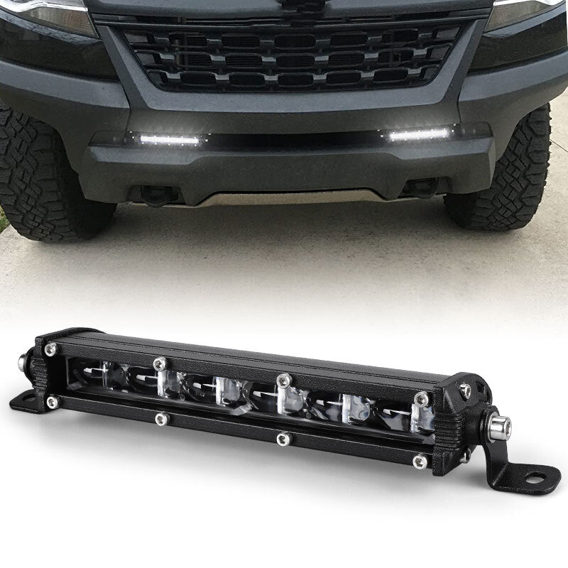 Ultra Slim 7inch LED Light Bar Driving Single Row for SUV UTV Offroad Motorcycle