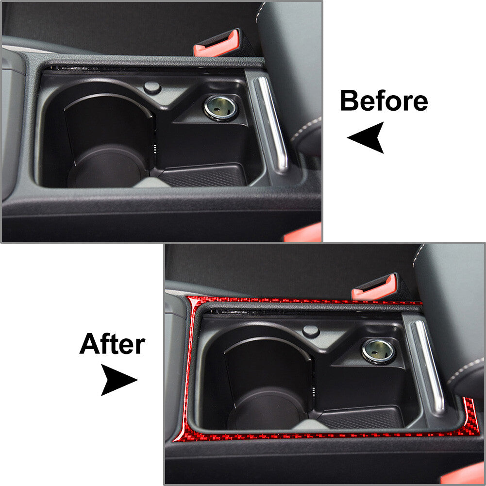 Center Water Cup Holder Frame Trim FIT for Volkswagen for Golf 8 MK8 2021-2023