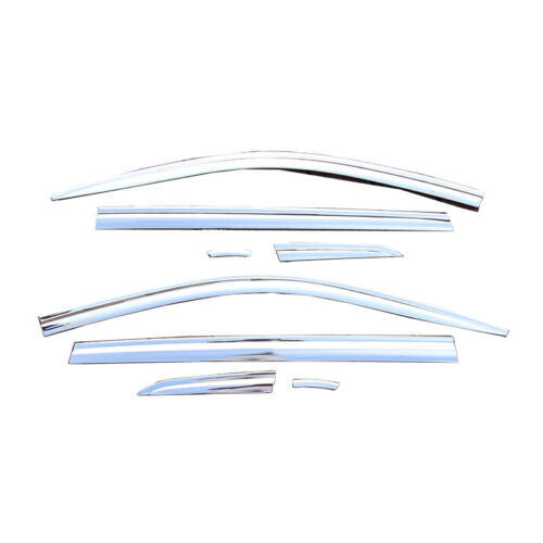 Sun Rain Guard Visor Shades ABS Window Silver for Volkswagen for Tiguan 2017-2021