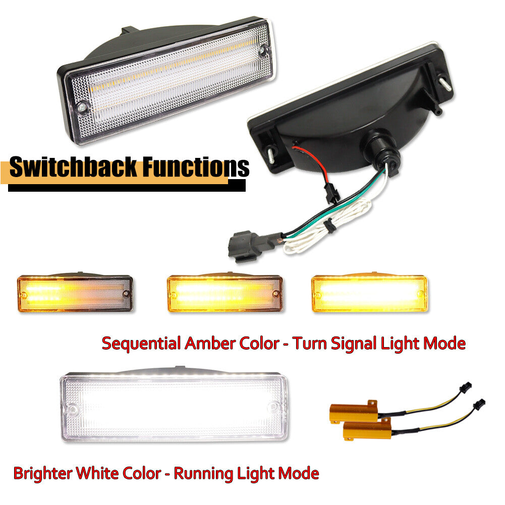 Turn signal sequential parking light for 88-95 Pathfinder 88-97 hard body pickup - v