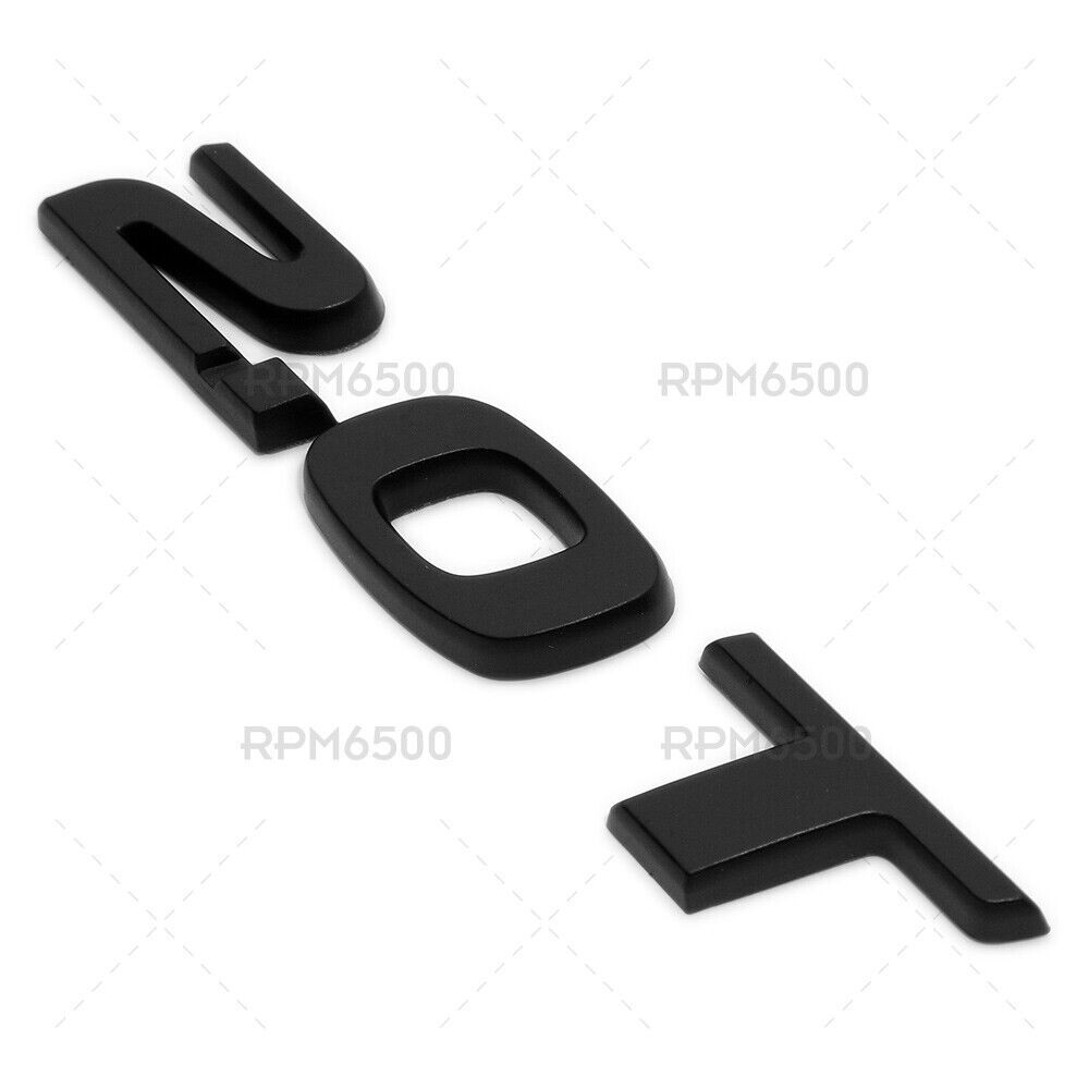 Matte Black Logo Badge/Nameplate Badge for Honda 2.0T Trunk Lid