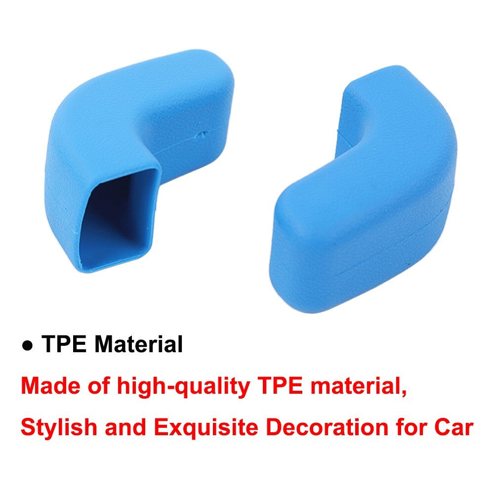 Blue TPE Front Bumper Trailer Hook Protection Cover for Jeep for Wrangler JK JL JT