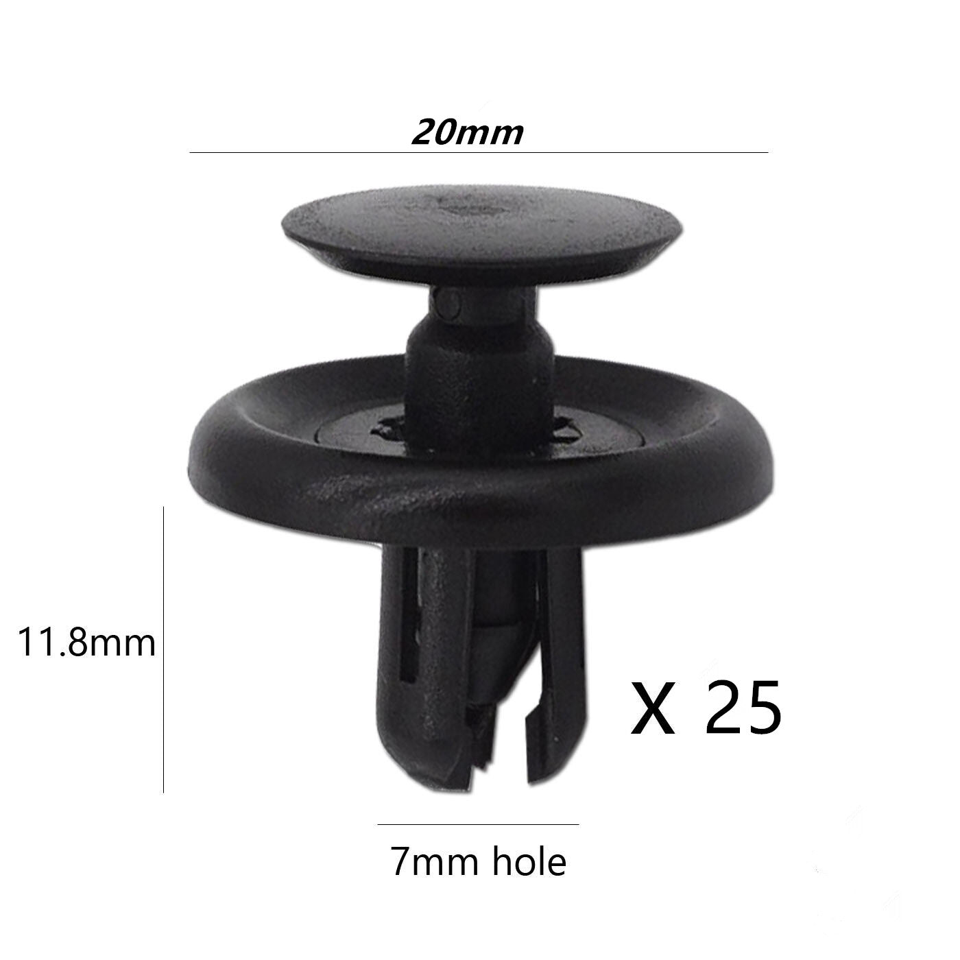 25x Plastic Push Clips Hood Engine Under Cover Fit for LEXUS ES300 ES350 for Toyota RAV4