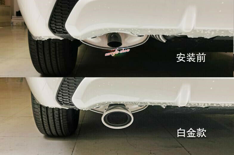 for Nissan Sentra S SV 2020-2022 Chrome Exhaust Muffler Tail Pipe Tip Tailpipe