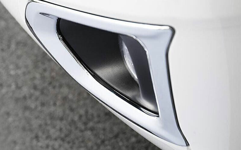 for Nissan Armada Patrol Y62 17-20 ABS Chrome Front Fog Light Lamp Frame Trim 2X