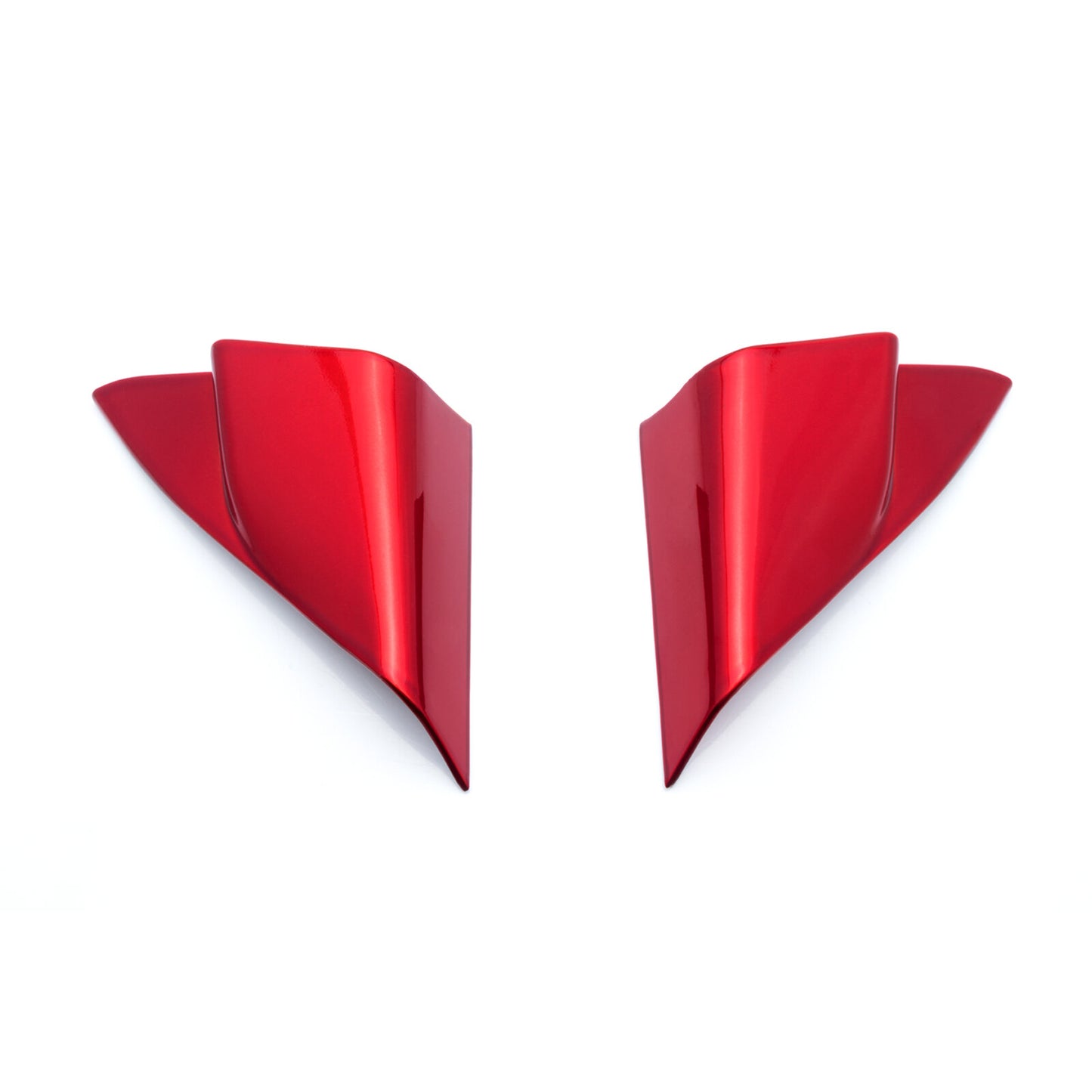 Red ABS A-Pillar Front Door Triangle Cover Trims for Toyota for Camry 2018 2019 2020
