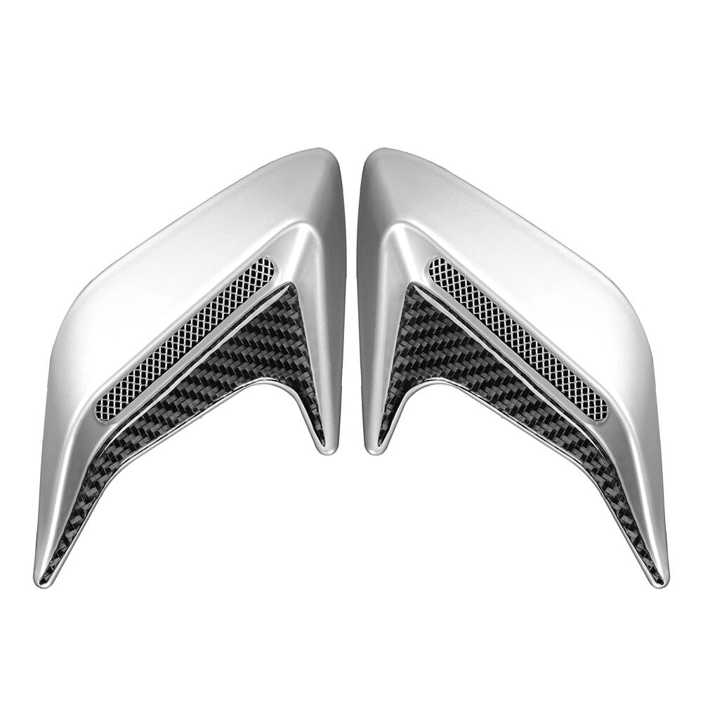 Side Vent Air Flow Fender Intake Dekoratives Universal Auto-Carbon-Faser-Paar