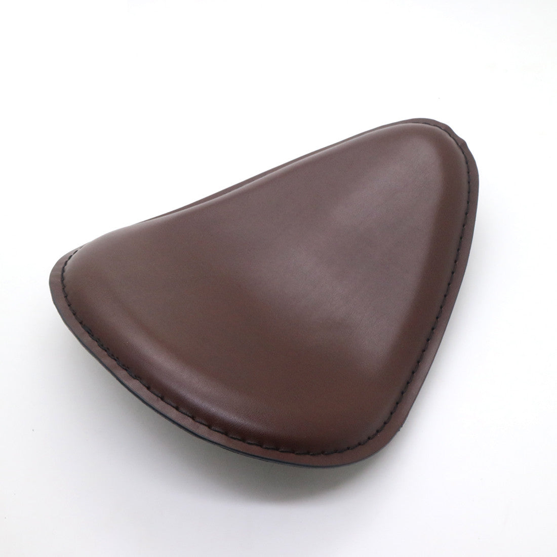 Brown Motorcycle Leather Solo Driver for Seat for Harley Chopper Bobber for Honda for Suzuki Q