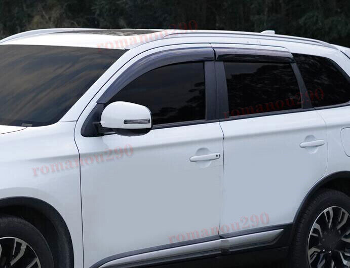 for Mitsubishi Outlander 2016-2020 Window Visors Sun Rain Guard Vent Deflectors
