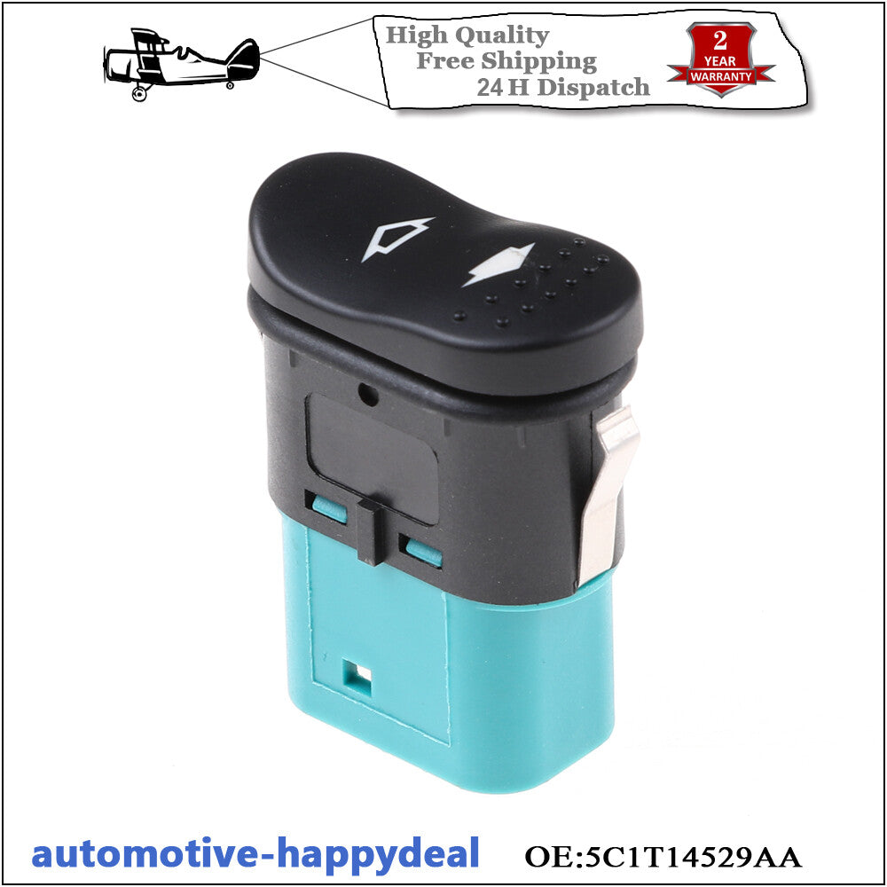 2PCS ELECTRIC DOOR WINDOW SWITCH SINGLE for FORD TRANSIT MK7 1383293