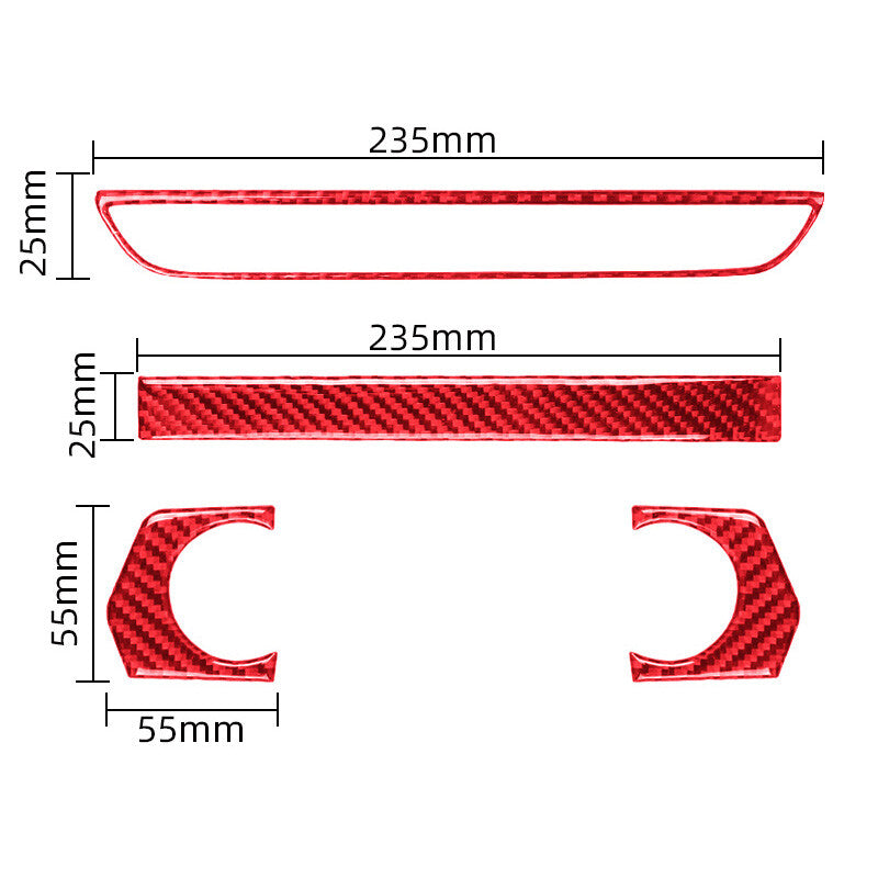 Air-Con Control Trim Cover Type-B For 1 Convertible E82/E88 2008-2013 v