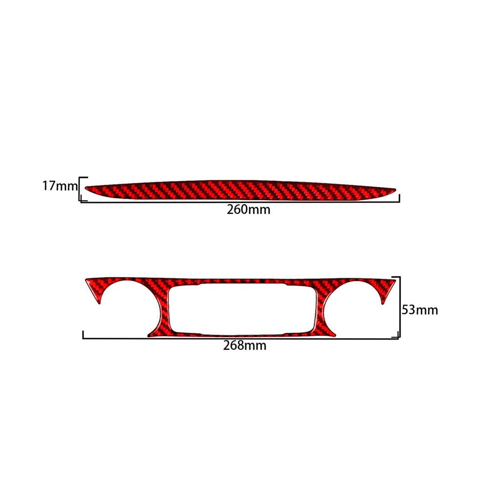 Carbon Fiber Interior Radio With CD Player Cover Trim For Z4 E89 2009-2016 v