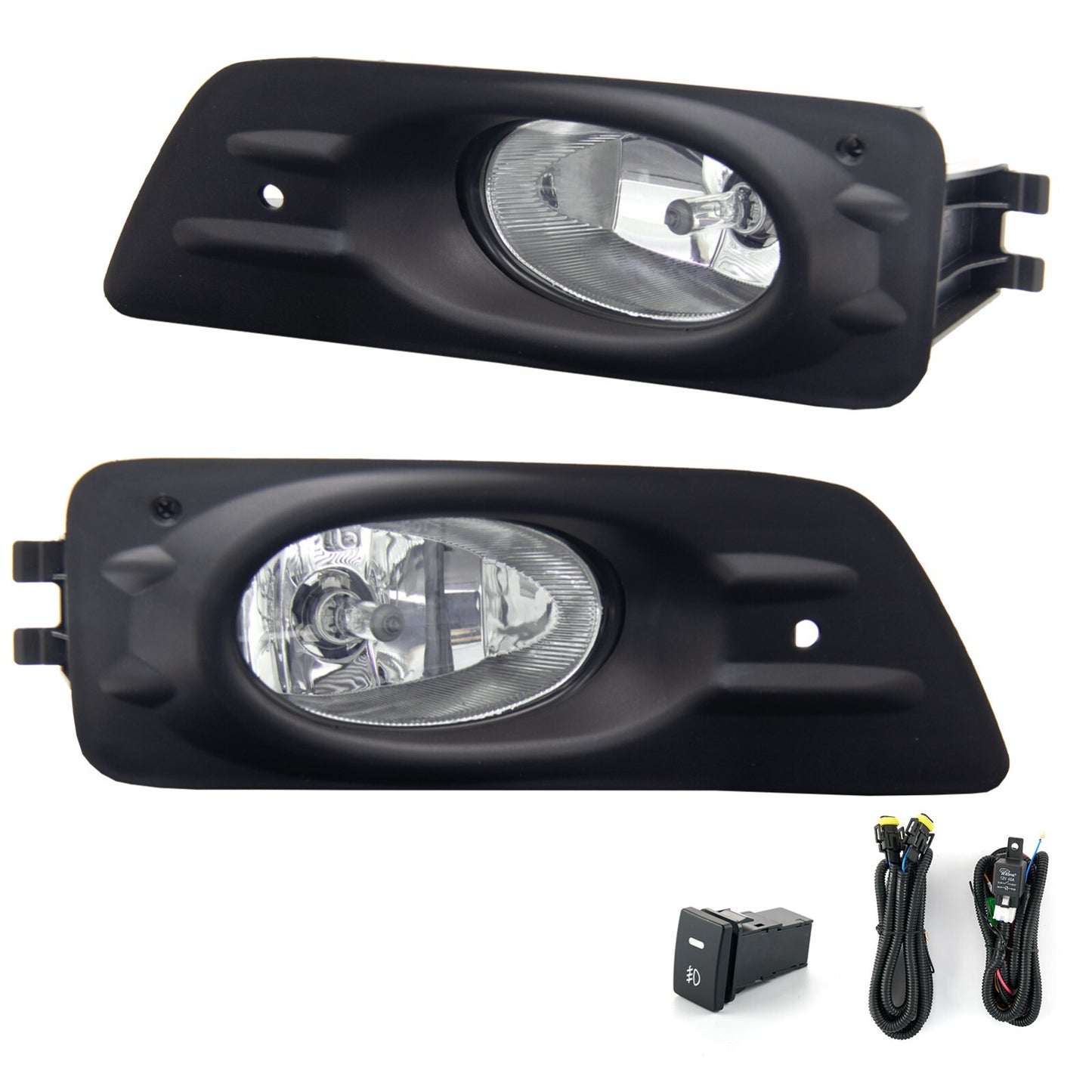 Fog Light Assembly Replacement for 2006 2007 for Honda Accord Sedan 4 Door L+R- v