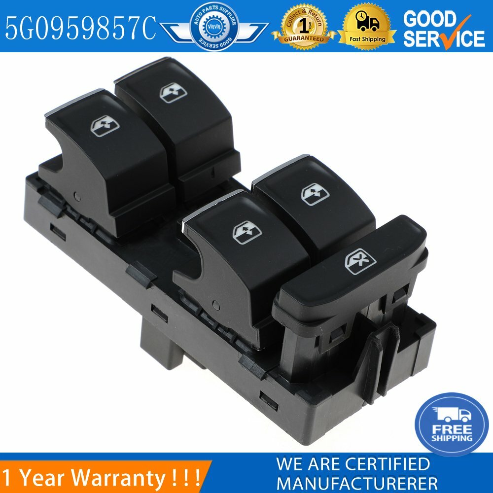 5G0959857C Left Front Power Window Switch for MK7 for VW GTI for Golf 7 for Passat B8
