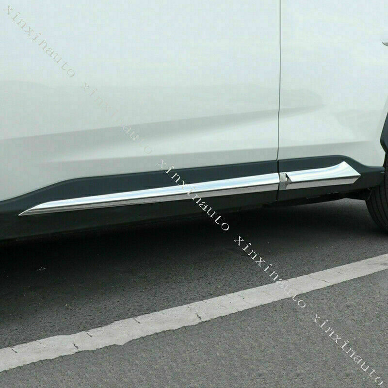 for Toyota RAV4 2019-2023 Chrome ABS Door Body Side Moulding Cover Panel Trim 4X