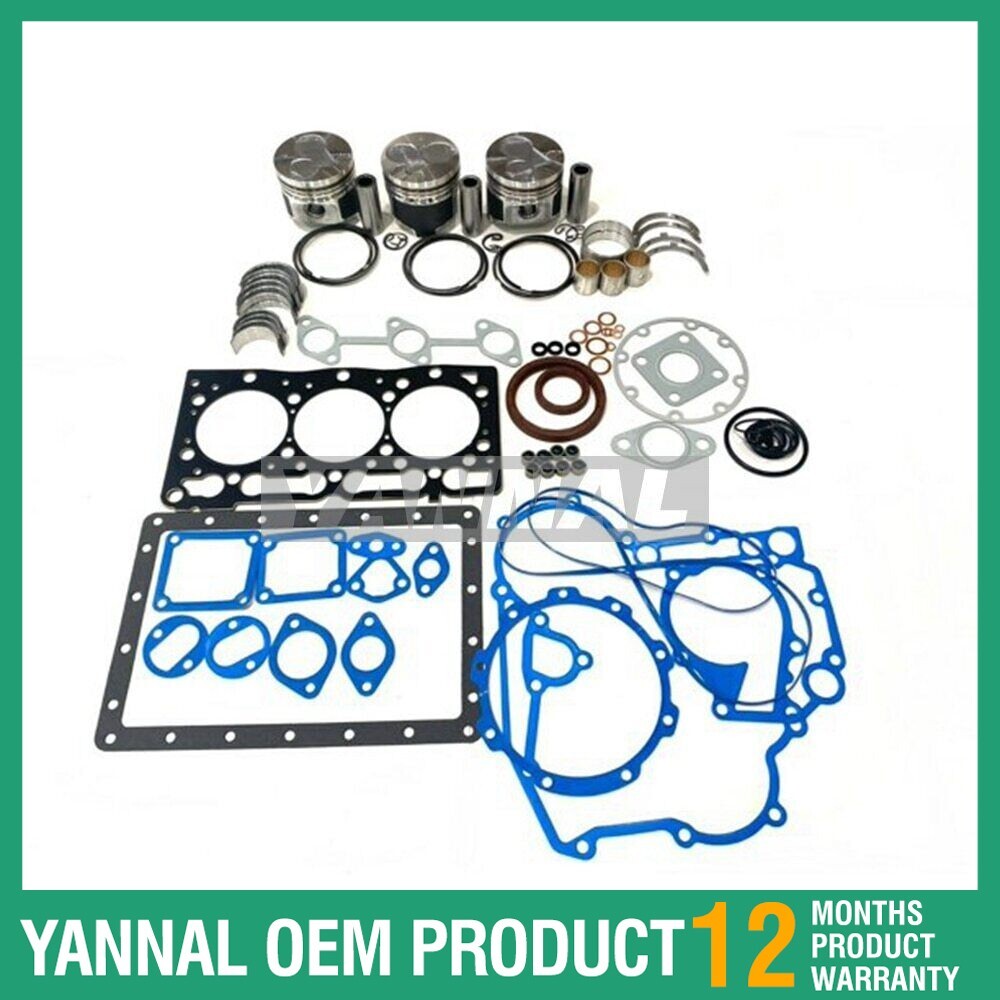 D1105 Overhaul Engine Reconstruction Kit for Kubota Engines KX41 and KX36-2 Excavator Repair