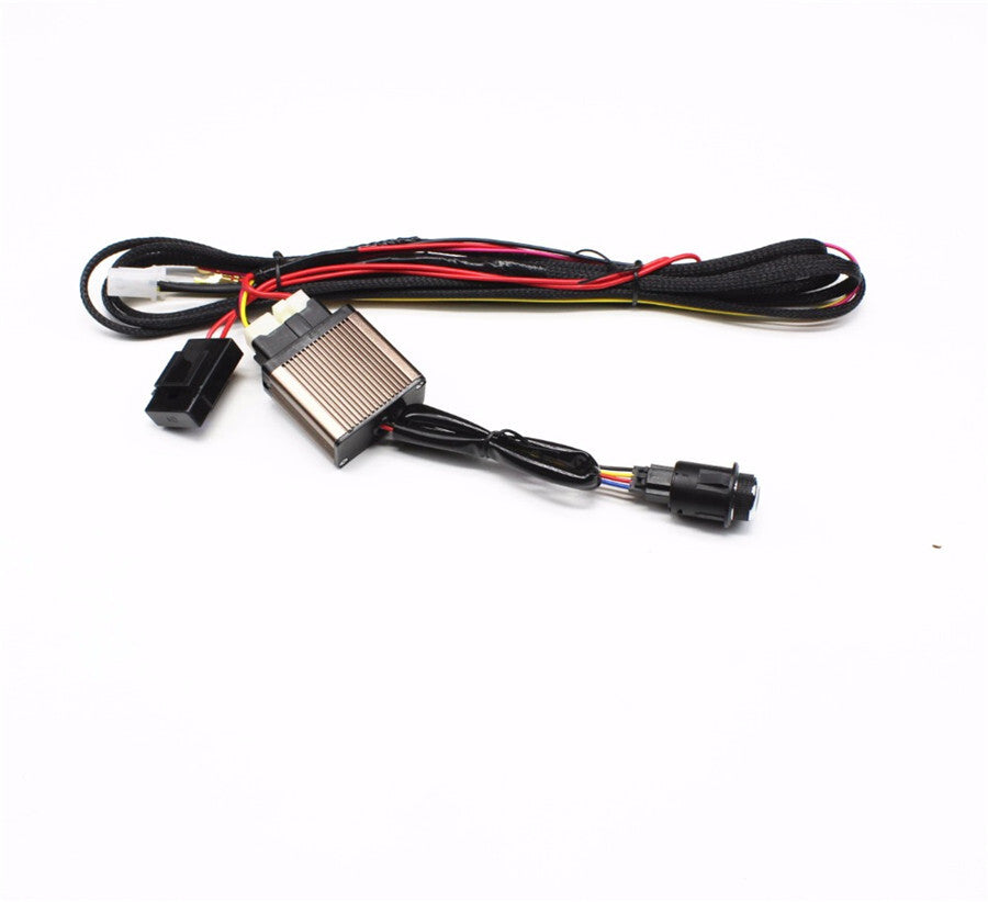 Car Steering Wheel Heating Kit Heated Pad Trim W/Wiring Harness Switch