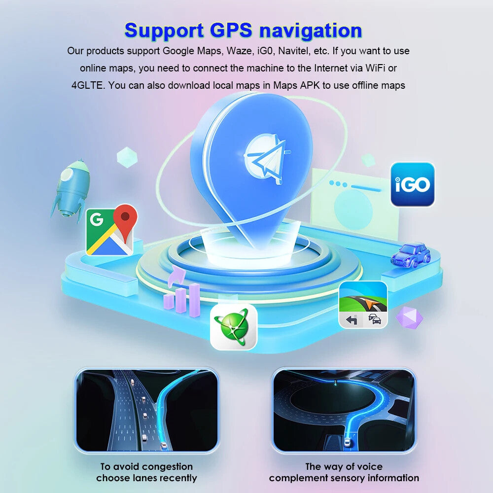 Car Radio for Fiat 500 2007-2015 Stereo Video Player Navi GPS DSP BT 4G Carplay