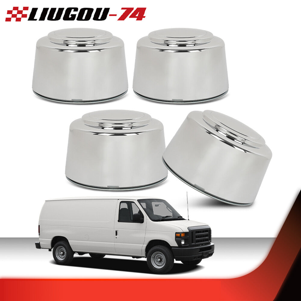 New center hubcap and nut cover for ford Van 8 Lug 16-inch chrome alloy wheels Q