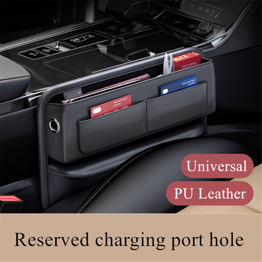1 Pair Car Front for Seat Organizer Gap Filler For Cellphone Key Small Items Parts