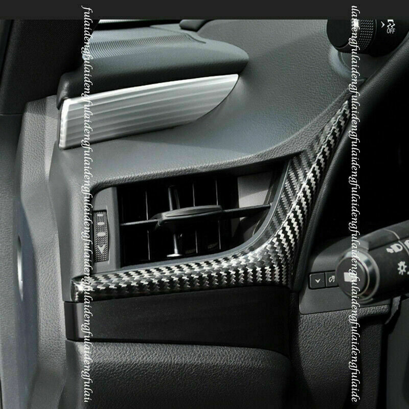 for Lexus ES350/300H 2019-2022 Carbon Fiber Inner Dashboard Decor Cover Trim ABS
