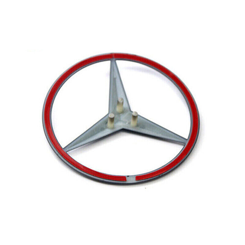 FOR C250 W204 C63 C300 AMG Trunk Star Emblem GLOSSY BLACK Rear Logo Badge
