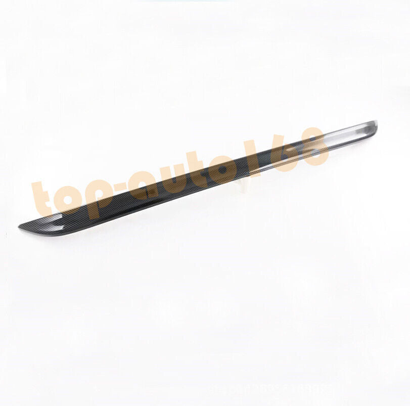 Carbon Fiber Style Front Bumper Bottom Moulding Trim for Toyota Highlander 20-24