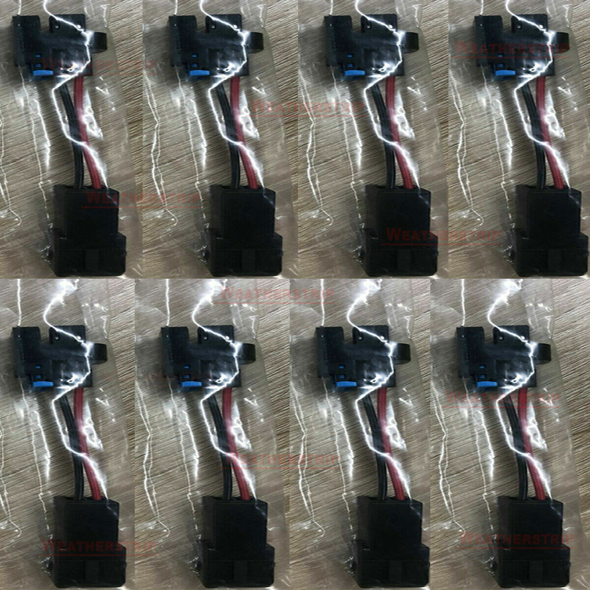 8PCS LQ4 LQ9 4.8 5.3 6.0 Delphi wire Harness to LS1 LS6 EV1 Injector Adapters!