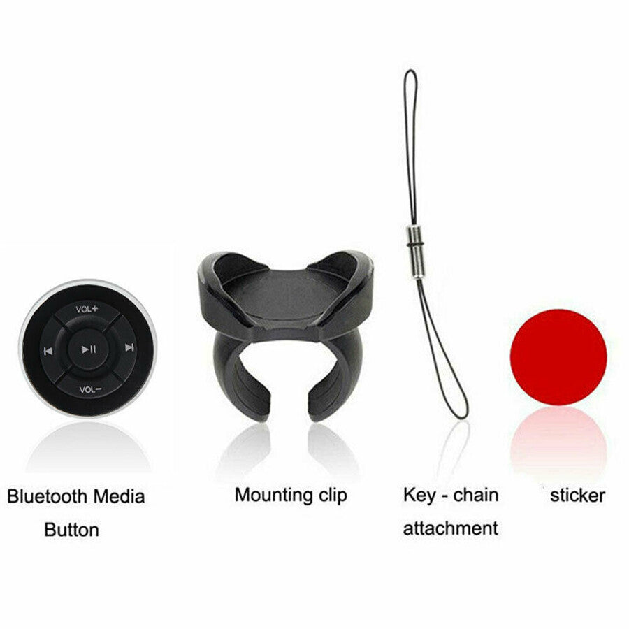 Car MP3 Media Button Steering Wheel Remote Control for Apple iPhone Android