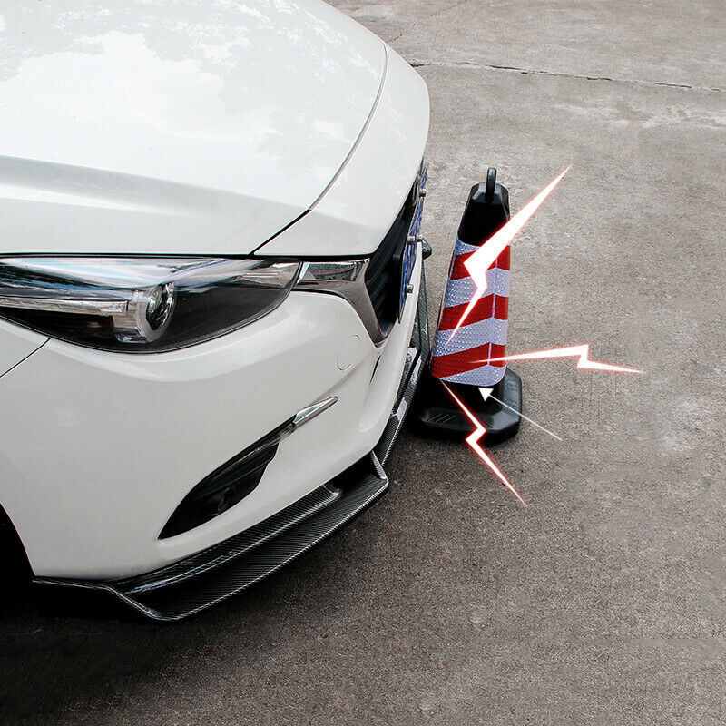 carbon fiber Front Bumper Lip Chin Spoiler Body Kit for Mazda 3 Sedan 2014-2018