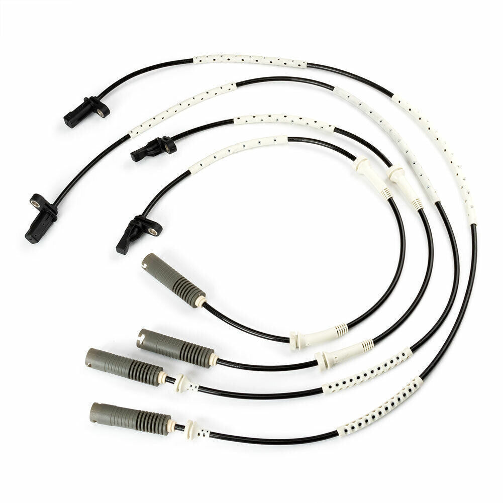4Pcs ABS Wheel Speed Sensor Front Rear Right Left For 128i 323i 325i 328i E90 US