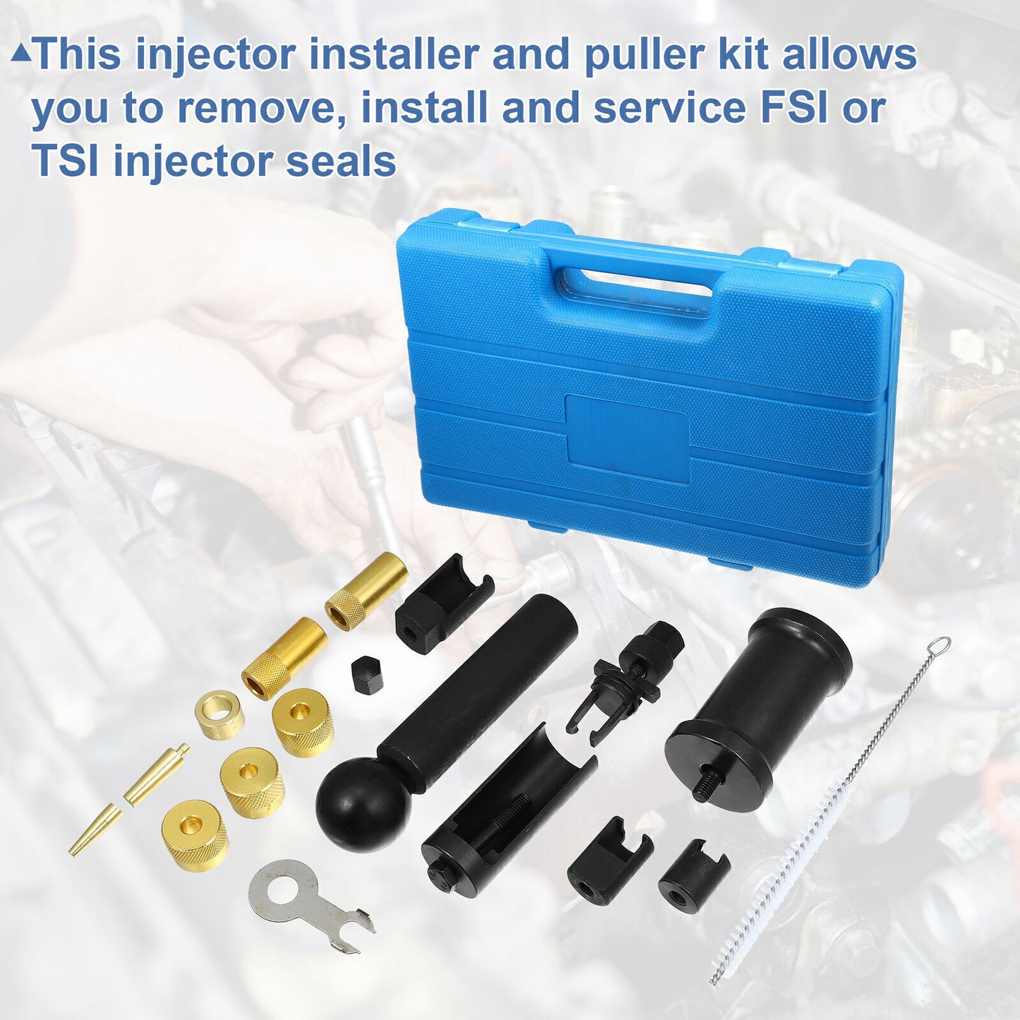 Engine Injector Removal Puller Kit for Audi for Skoda FSI1.4 1.6 1.8 2.0 2.7 V6 Q