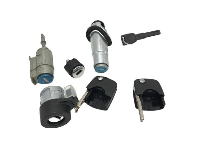 Suitable for Audi A6 C5 1999-2005 car door locks, cylinder key ignition, starter, and trunk.