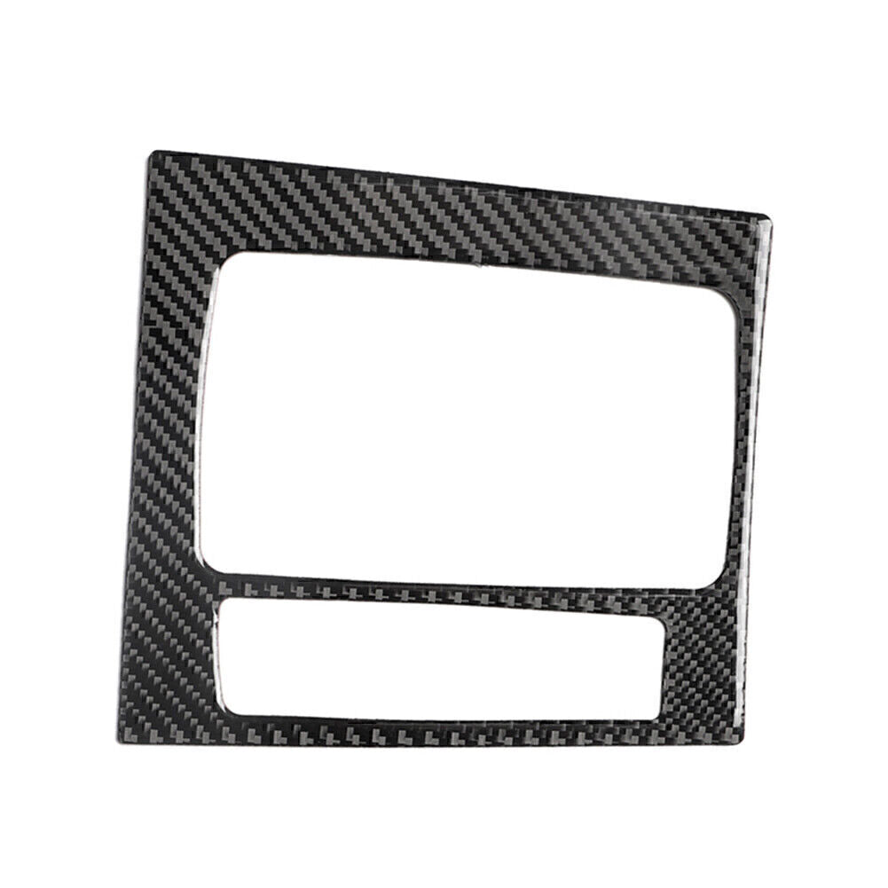 1Carbon Fiber Console Gear Shift Panel Frame Cover Fit for Mazda 3 Axela 2017-2018