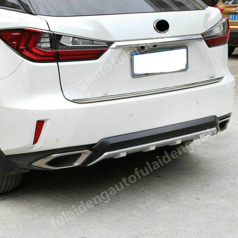 for Lexus RX350 2016-2019 Car Rear Bumper Lip Diffuser Spoiler Guard Cover trim