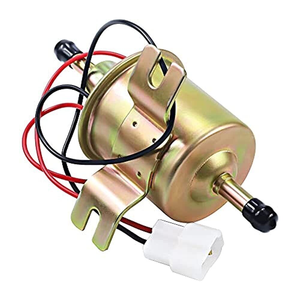 Electric Fuel Pump 12V Transfer Inline Fuel Pump for Lawn Mower Carburetor