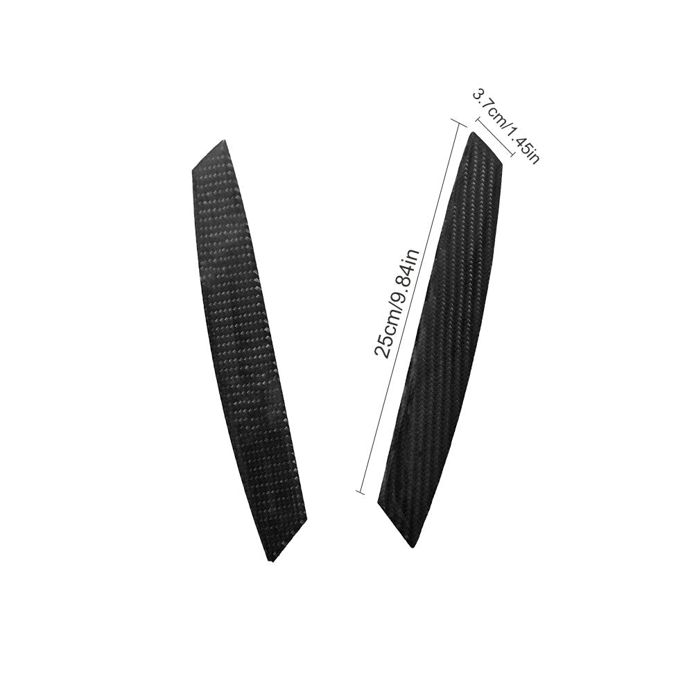 2-Piece Carbon Fiber Interior Front Door Cover Trim for BMW Z4 E85 2003-2008