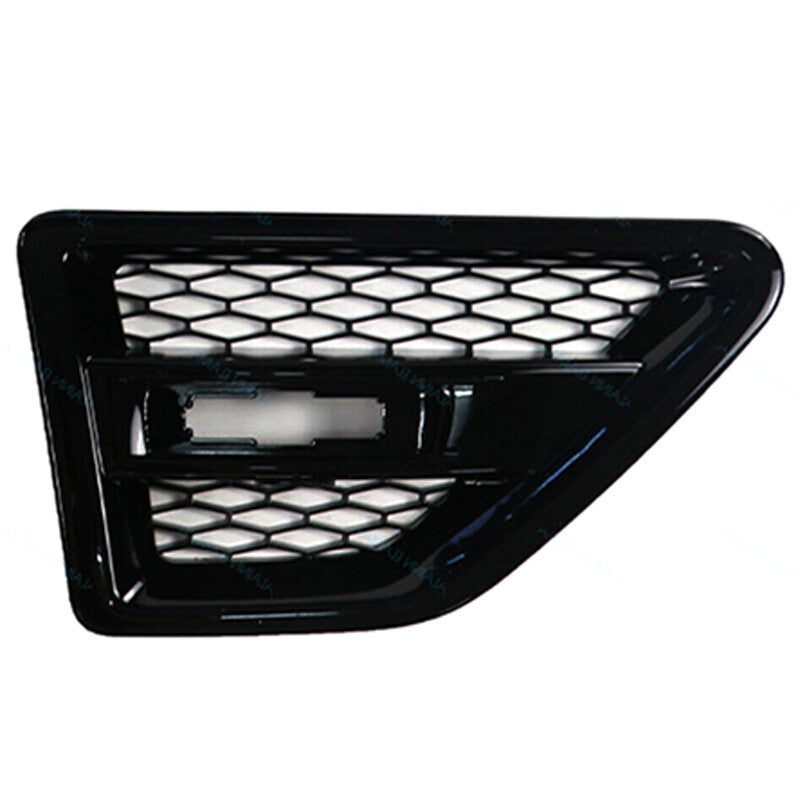Suitable for 2006-2014 for Land Rover Freelander 2 L359, black pair of fender grille covers.
