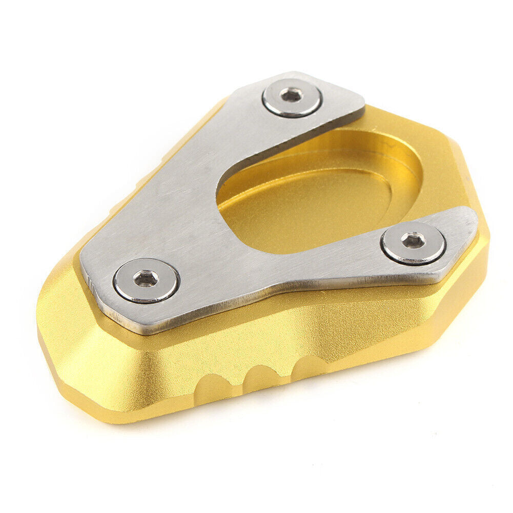 for Kawasaki ER-6F/ER-6N 2013-2017 2014 GOLD Kickstand Side Stand Enlarger Plate Q