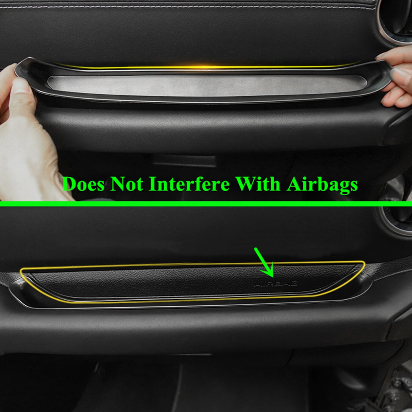 Passenger Grab Tray Box for Jeep for Wrangler JL 4XE JT 2018-2023 Storage Organizer